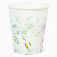 Стакан одноразовый бумажный &laquo;Роза&raquo;, 250 мл