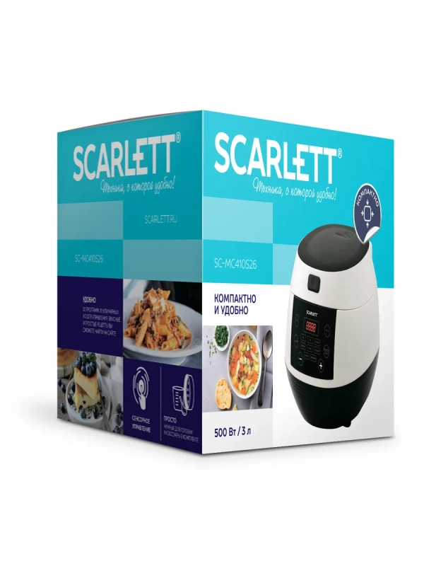 Мультиварка с чашей 3 л SC-MC410S26