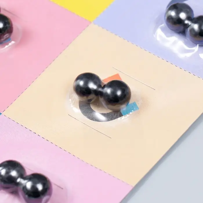 Поющие магниты цикады &laquo;Чёрные шары&raquo;, набор 2 шт., антистресс, d=1.5 см