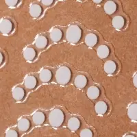 Наклейки для ногтей &laquo;Бусинка&raquo;, белые