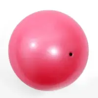 Мяч для художественной гимнастики Металлик, диаметр  19см, цвет розовый