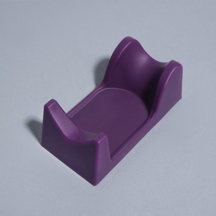 Подставка для ручки маникюрного аппарата, 9,8 &times; 4,8 &times; 3,6 см, цвет фиолетовый
