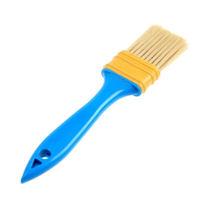 Кисть плоская ЛОМ промо, искусственная щетина, пластиковая рукоятка, 1.5", 38 мм