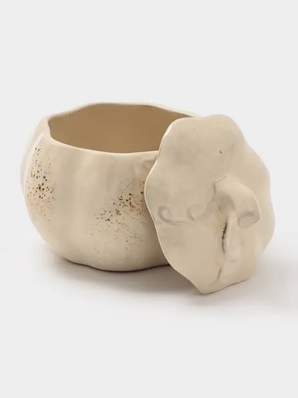 Горшок для запекания Борисовская керамика &laquo;Тыква&raquo;, 750 мл, бежевый