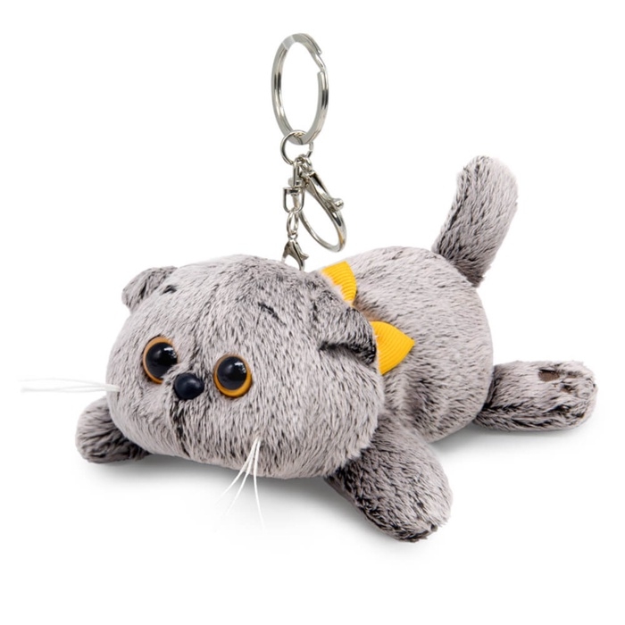 Мягкая игрушка "Басик с бантиком лежачий", 11 см Kta-001