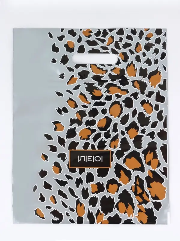 Пакет "Лео", полиэтиленовый с вырубной ручкой, 30х37 см, 90 мкм