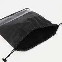 Мешок для обуви на шнурке, цвет чёрный