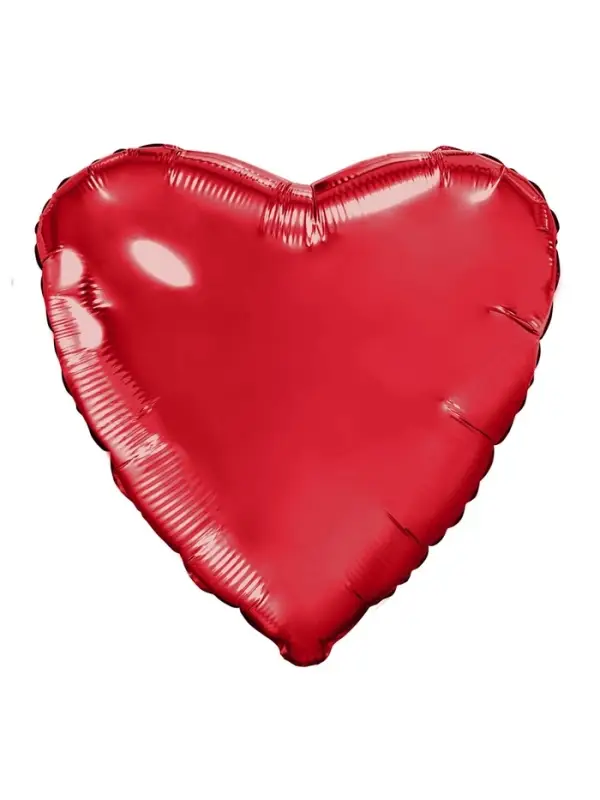 Воздушные шары фольгированные &laquo;Красное сердце&raquo;, 5 шт.