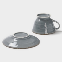 Чайная пара Magistro "Alpine Frost" 245 мл 15,5х10,5х9 (блюдце, чашка) цвет синий