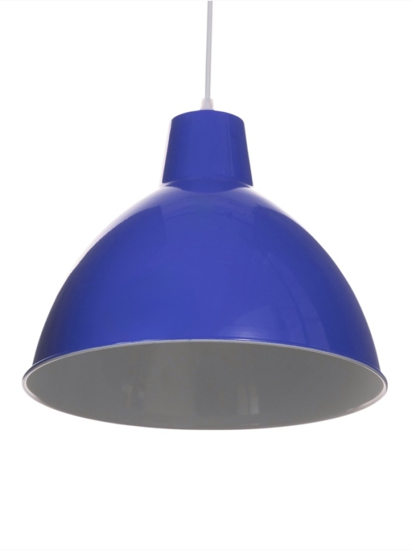 Светильник Richard 1х40Вт Е27 пр-1м синий 32,5х32,5х27см