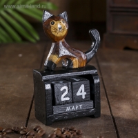 Настольный календарь "Котик" 4х7х12 см