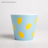 Набор кашпо для цветов 3 в 1 &laquo;Фрукты&raquo;, 0,8 л, 11 х 12 см