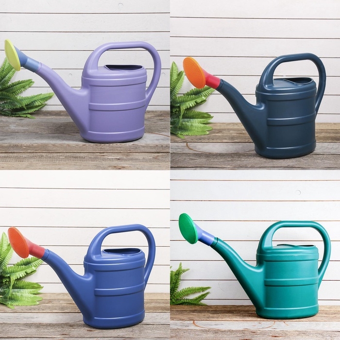 Лейка, 8 л, с рассеивателем, носик d = 35 мм, цвет МИКС