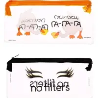 Пенал школьный, на молнии, МИКС