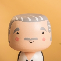 Деревянная кукла кокеши &laquo;Альфред&raquo;, 7.5&times;8&times;16 см