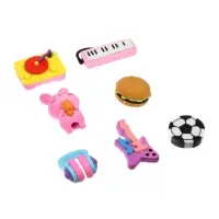 Набор фигурных ластиков, 7 штук, МИКС