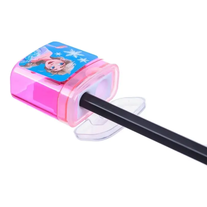 Точилка пластиковая с контейнером, двойная, МИКС, &laquo;Холодное сердце&raquo;