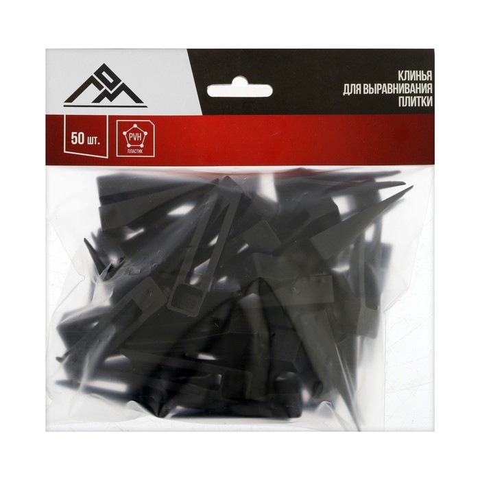 Клин для выравнивания плитки ЛОМ, в упаковке 50 шт.