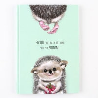 Ежедневник "Чудо рядом", твёрдая обложка, А5, 80 листов