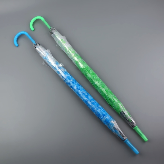 Зонт - трость полуавтоматический &laquo;Spring&raquo;, 8 спиц, R = 46 см, цвет МИКС