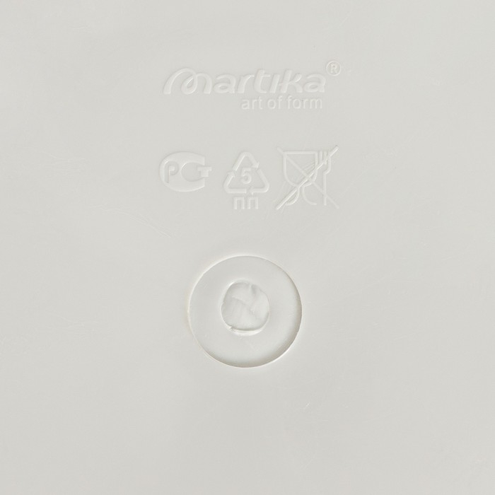 Корзина бельевая с крышкой &laquo;Молетта&raquo;, 45 л, 43&times;32&times;48 см, цвет светло-серый