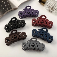 Краб для волос "Классика" завитки люкс, 9 см, микс