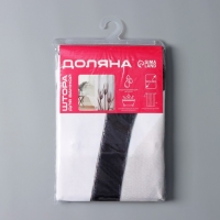 Штора для ванны Доляна &laquo;Моно&raquo; с люверсами, 180&times;180 см