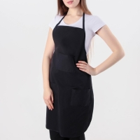 Фартук для мастера, односторонний, цвет чёрный