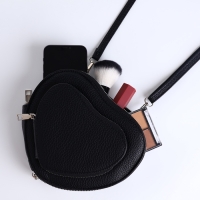 Сумка женская кросс-боди на молнии, цвет чёрный