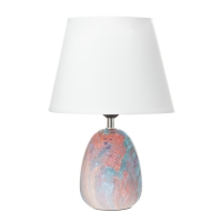 Настольная лампа "Косетт" Е27 40Вт синий-фиолетовый 22,5х22,5х32,5 см RISALUX