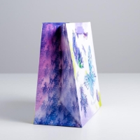 Пакет подарочный ламинированный квадратный, упаковка, &laquo;Лавандовая легкость&raquo;, 22 х 22 х 11 см