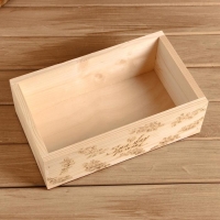 Ящик деревянный "Spa day at home", 24.5&times;14&times;8 см, микс