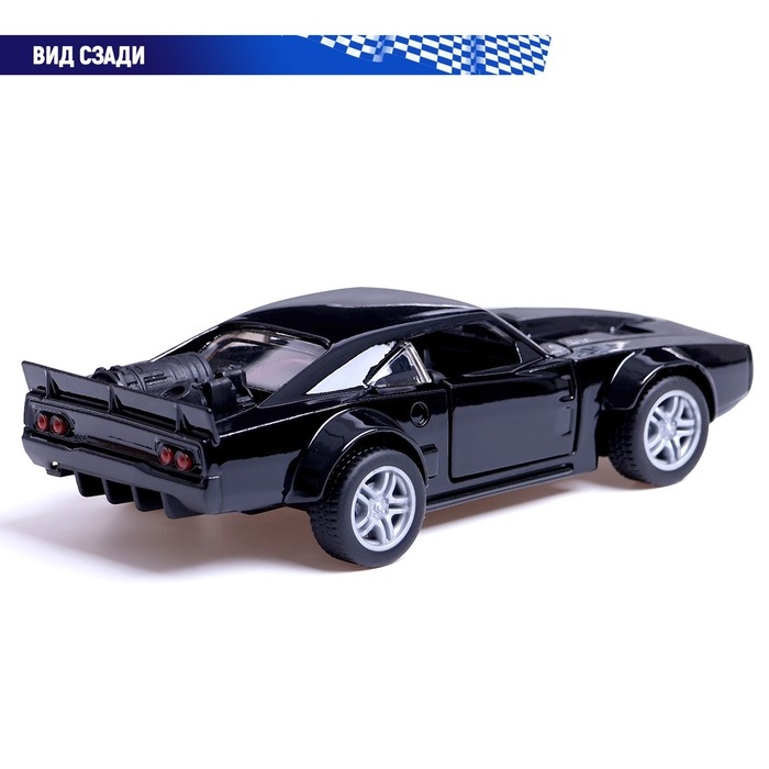 Машина металлическая &laquo;Форсаж&raquo;, 1:32, инерционная, открываются двери, цвет черный