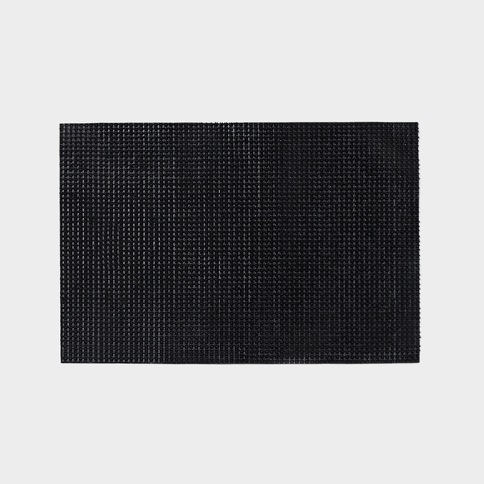 Покрытие ковровое щетинистое &laquo;Травка&raquo;, 60&times;90 см, цвет чёрный