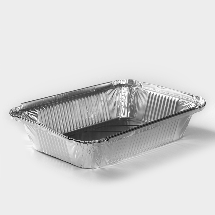 Набор форм из фольги для запекания и выпечки Доляна, 960 мл, 21,5&times;14,6&times;5 см, 2 шт