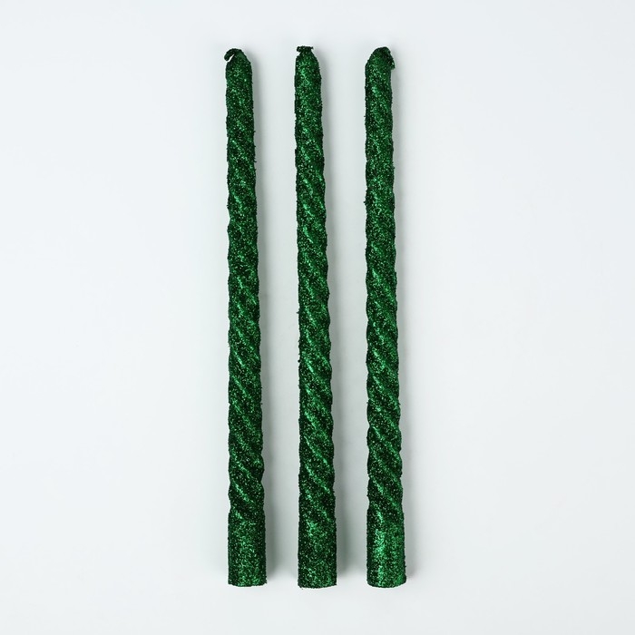 Новогодние свечи витые &laquo;Новый год: Уютного нового года&raquo; 3 шт