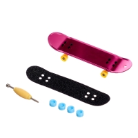 Фингерборд металлический &laquo;Золотой трюк&raquo;, 2 комплекта колёс, ключ, цвет МИКС