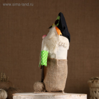 Оберег-домовой "Кузьма в кепке, с рублем", 27х14х10 см, микс