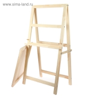 Мольберт тип &laquo;Хлопушка&raquo;, 100 х 50 х 55 см, планшет съёмный 50 х 50 см, малый, неокрашенное дерево, Calligrata