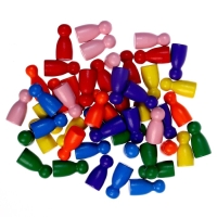 Набор фигурок для изучения счёта &laquo;Пешки&raquo; 50 шт. МИКС