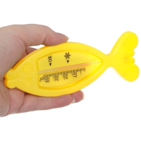 Термометр для ванной &laquo;Рыбка&raquo;, цвет жёлтый