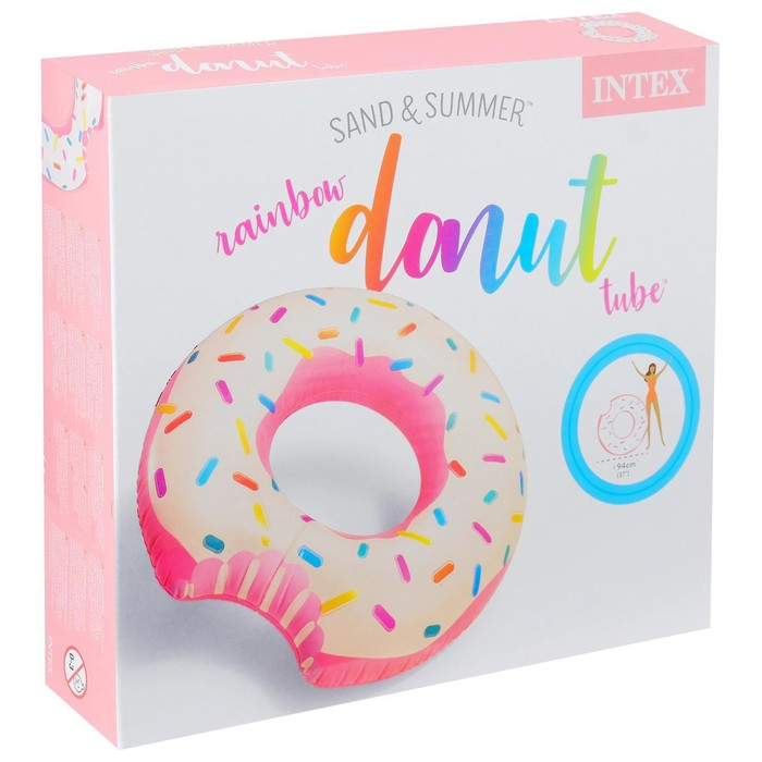 Круг для плавания &laquo;Пончик&raquo;, 94 х 23 см, от 9 лет 56265NP INTEX