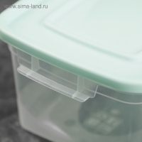 Контейнер для продуктов &laquo;Каскад&raquo;, 1 л, прозрачный, крышка микс