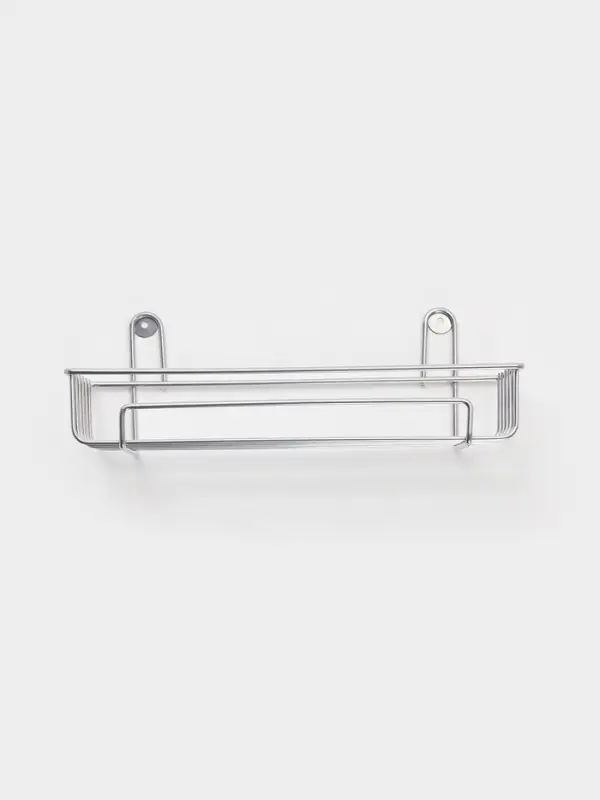 Полка для ванной 29*12,5*10 см, цвет хром