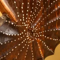 Набор сувенирный "Раковины" дерево (h - 35.30 и 25 см), цв. коричневый