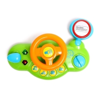 Руль музыкальный развивающий &laquo;Вперёд!&raquo;, световой и звуковой эффект, МИКС