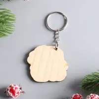 Брелок новогодний 2026 &laquo;Пусть сбудутся мечты&raquo;, размер брелока 4.5&times;4 см