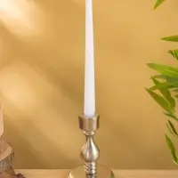 Подсвечник "Ферзь" алюминий 13 см, цв. серебро