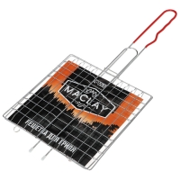 Решётка - гриль универсальная maclay, 21x21 см, хромированная сталь, для мангала
