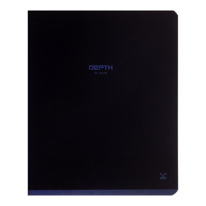 Тетрадь 48 листов в клетку BG Monocolor Blue, обложка мелованный картон, soft touch, МИКС